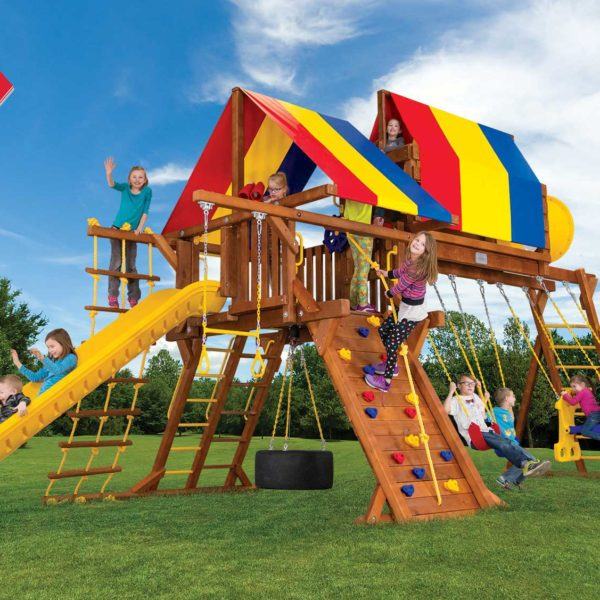 Sunshine Castles Swing Sets | Rainbow Play Systems