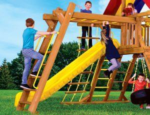 Rainbow playset hot sale monkey bars