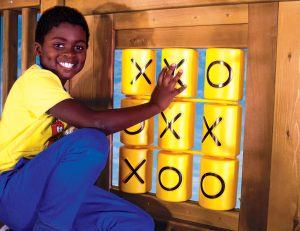 Tic-Tac-Toe Free Standing Panel-1