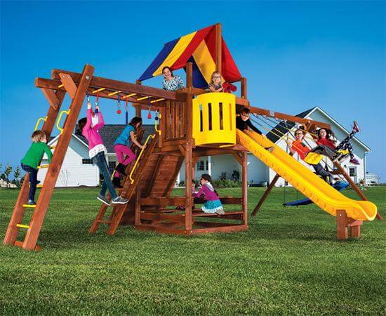 Sunshine Clubhouse Pkg III Ninja (48I) | Rainbow Play Systems