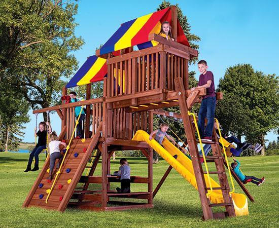 Sunshine Clubhouse Pkg IV Loaded RYB (42G) | Rainbow Play Systems