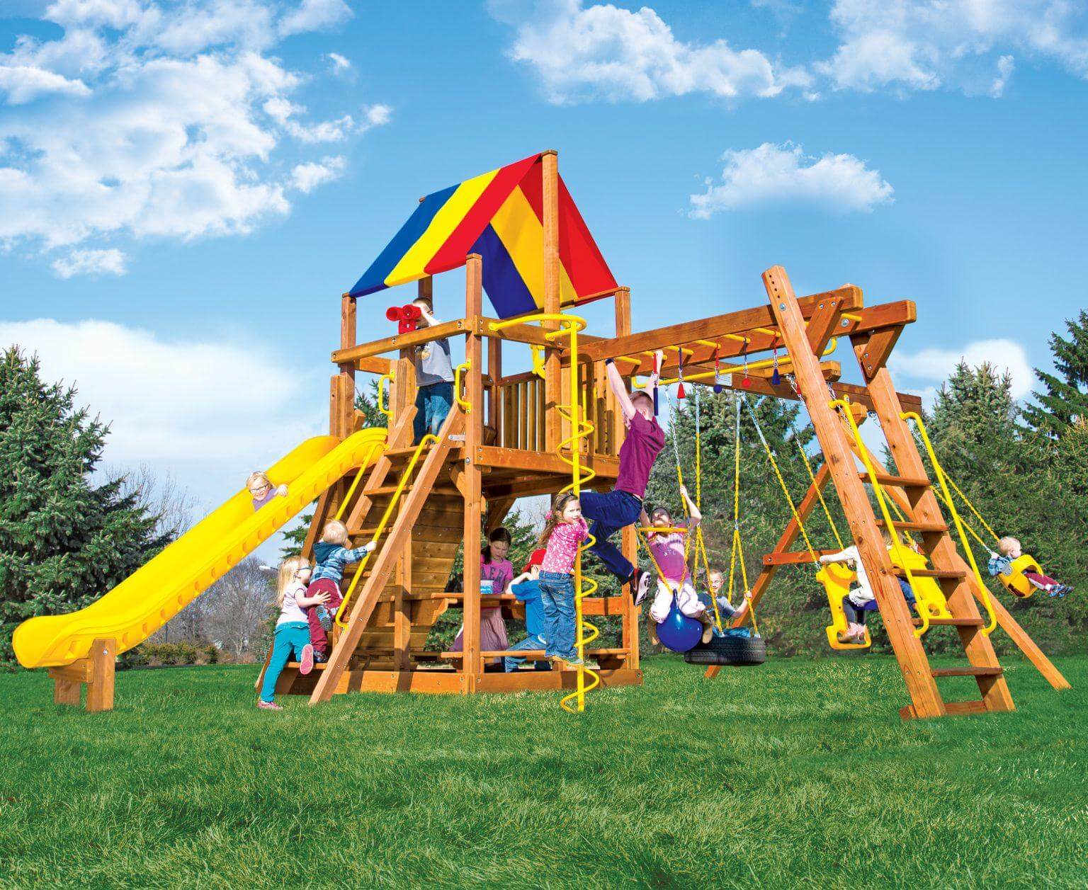 Rainbow Clubhouse Playsets | Rainbow Play Systems