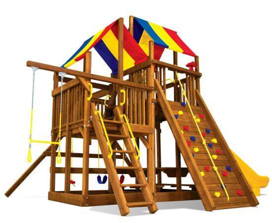 36A Rainbow Clubhouse Pkg II Feature Model - Rainbow Play Systems