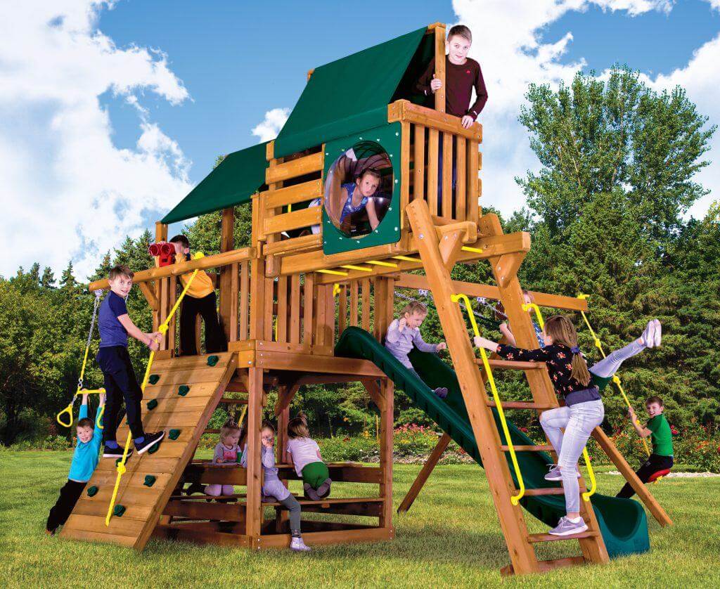 Circus Clubhouse Pkg IV Forest Green (31H) | Rainbow Play Systems