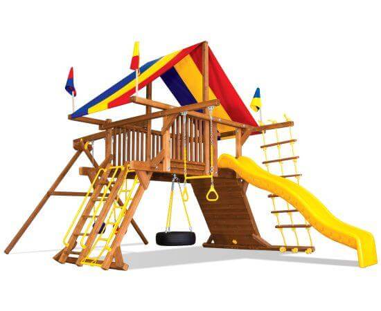 Sunshine Super Castle Pkg II Popular (13D) | Rainbow Play Systems