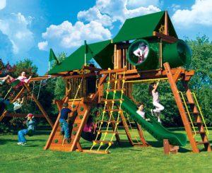 rainbow castle playset