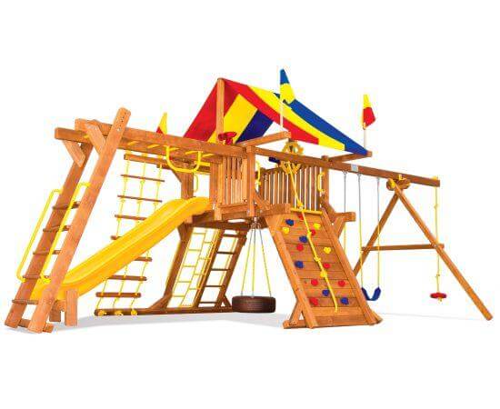 Rainbow Castle Pkg III Loaded (19G) | Rainbow Play Systems