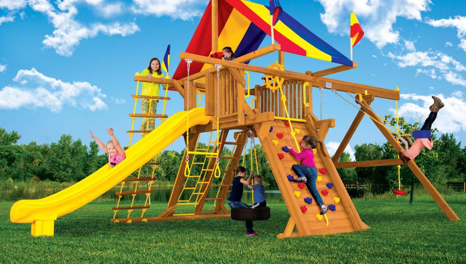 Monster Castle Pkg II Feature Model (20A) | Rainbow Play Systems