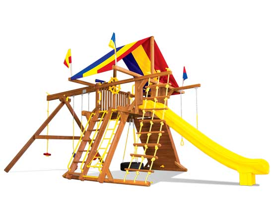 Monster Castle Pkg II Feature Model (20A) | Rainbow Play Systems