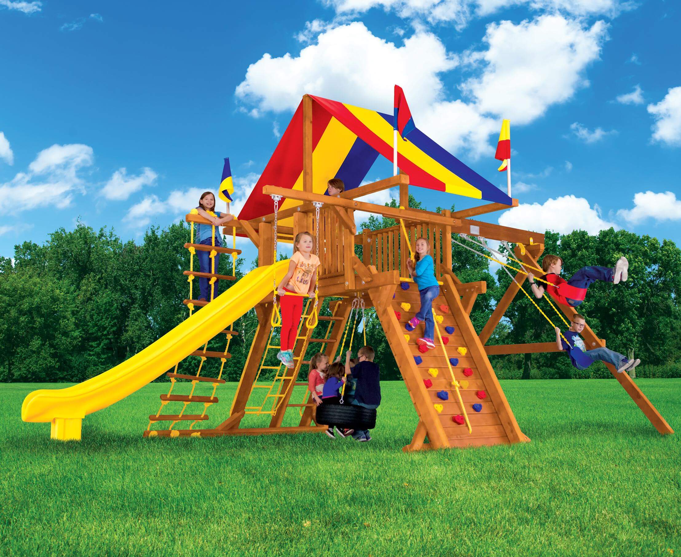 Create Your Own Rainbow Playset - Swings-n-Things Outdoor Play Equipment