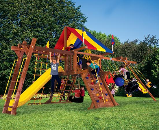 Rainbow Play Systems: Outdoor Backyard Playsets & Swing Sets