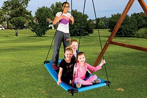 A-Frame Swing Set | Wooden Swing Set Beams | Rainbow Play