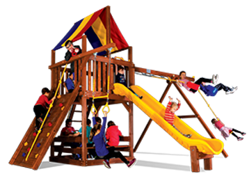 rainbow play systems wooden playsets
