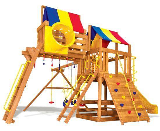 Fiesta Clubhouse Pkg IV Maxed Out (6H) | Rainbow Play Systems